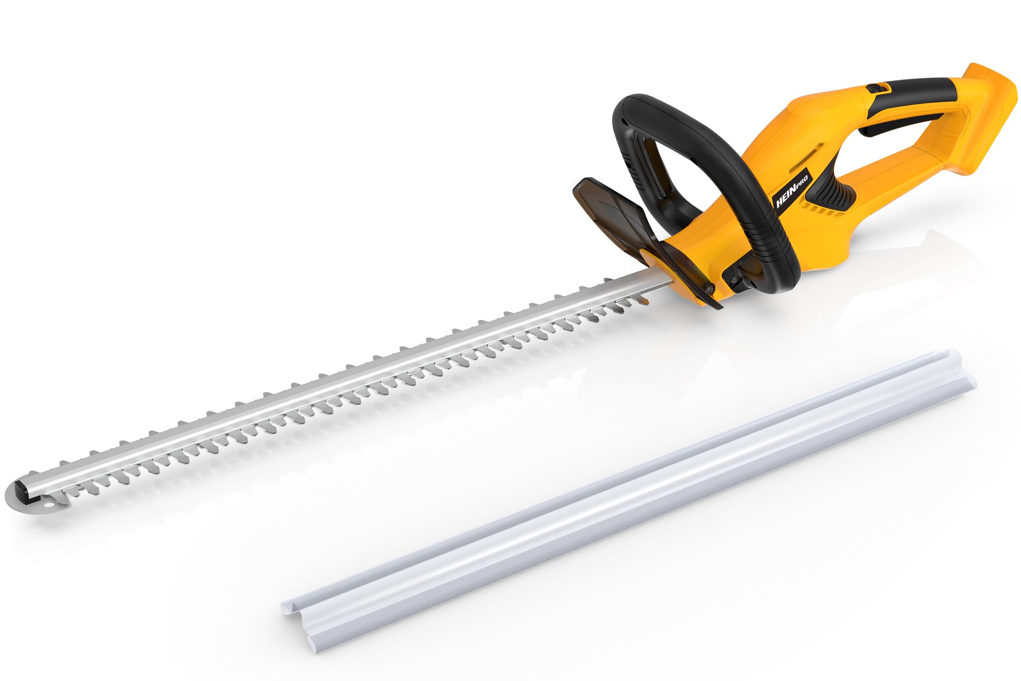 HEINPRO trimmer front view showing blade and ergonomic grip for precise cutting