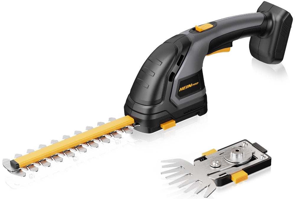 HEINPRO front view with DEWALT battery attached showing compatibility and mobility