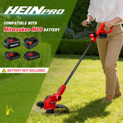 HEINPRO close-up of cutting head and dual-action line feed for precise line control