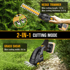 HEINPRO in use trimming a shrub demonstrating easy handling and control
