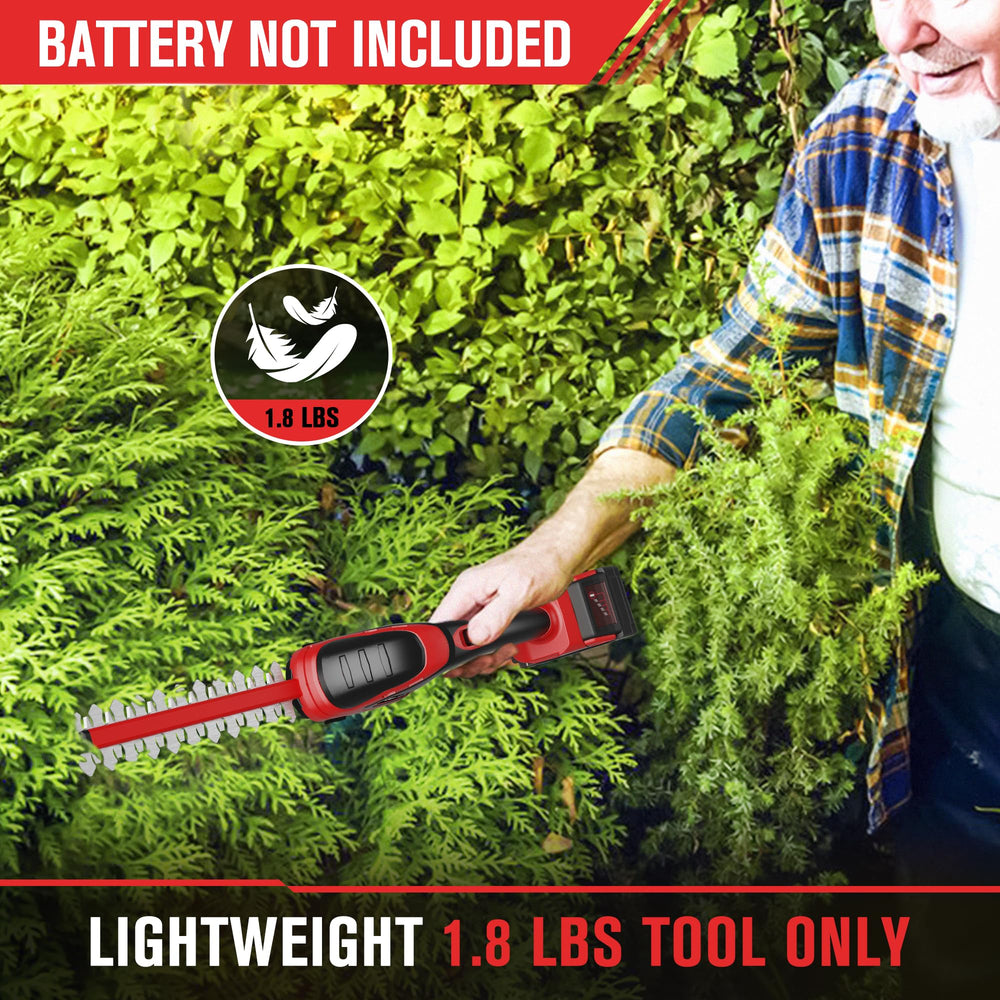 HEINPRO laid down showing empty Milwaukee M18 battery slot benefit