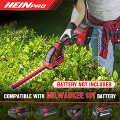HEINPRO short blade close-up highlighting clean grass edging benefit
