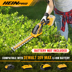 HEINPRO short grass shear blade close-up showing precise cutting benefit