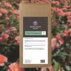 Heirloom Roses front box showing product packaging and clear use instructions for gardeners