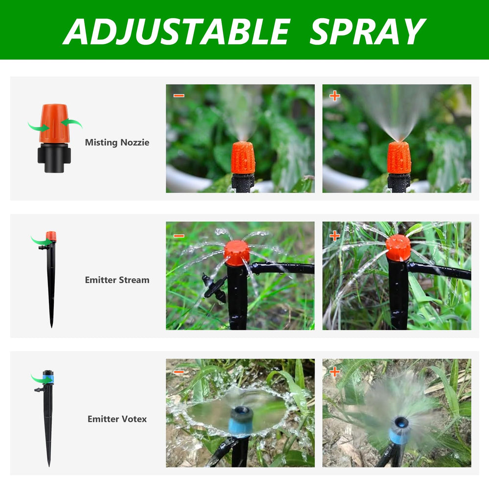 HEKIWAY installed in garden bed showing targeted watering and plant health benefit