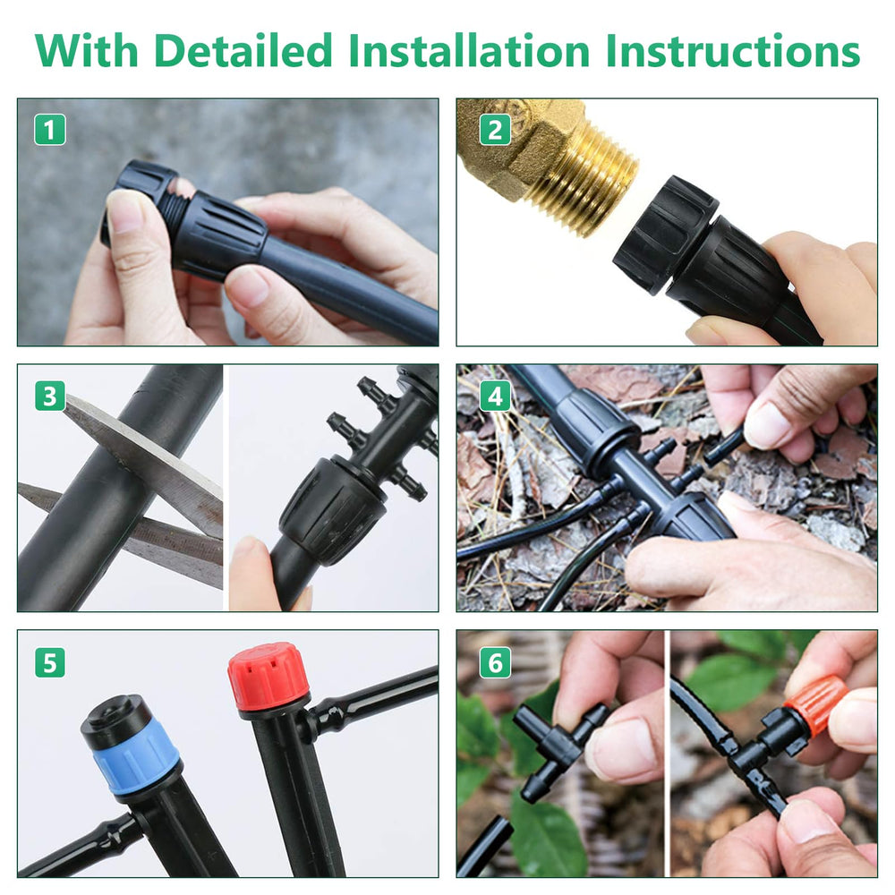 HEKIWAY misting nozzles operating in greenhouse to reduce heat stress