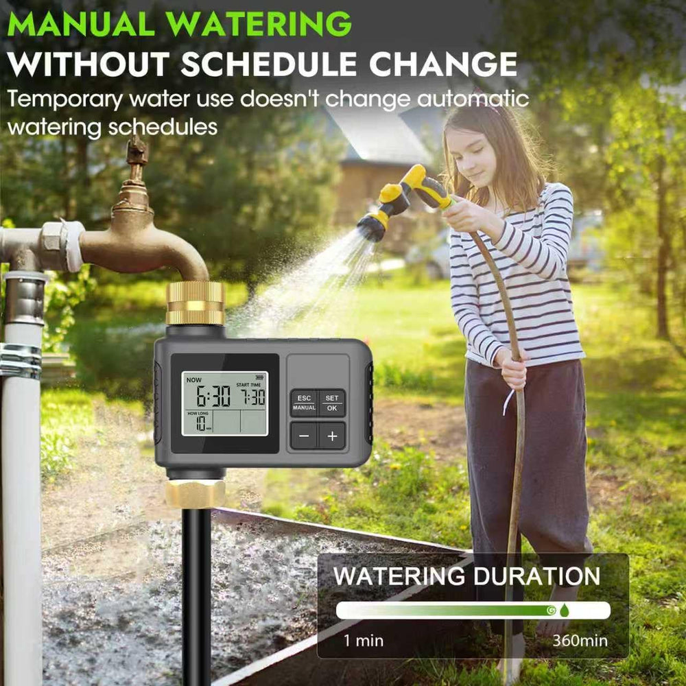 HEKIWAY installed in a garden reducing manual watering time