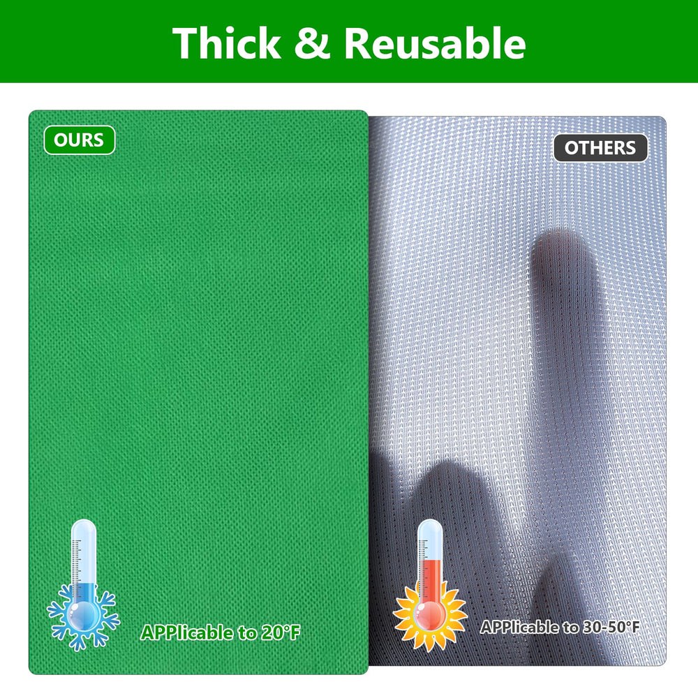 HEKIWAY cover held by person illustrating 95x95 inches scale benefit