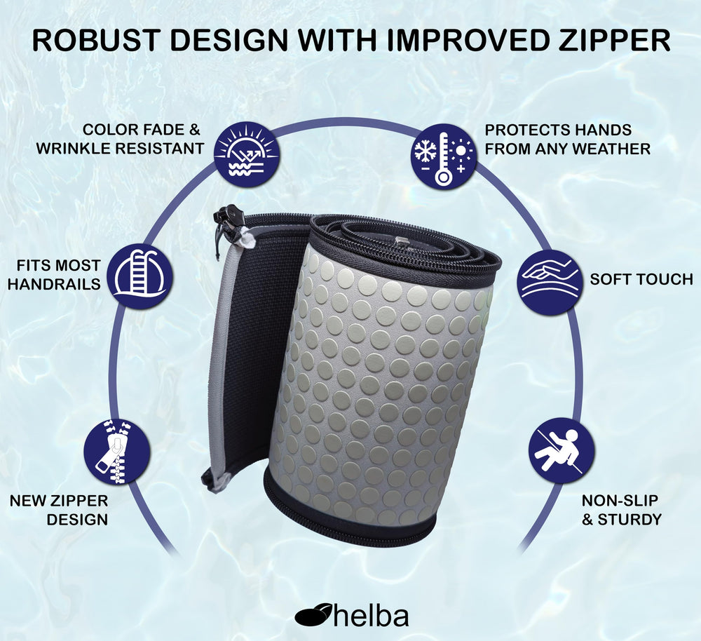 Helba cutaway showing neoprene core for insulation and cushioning