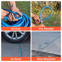 Heliwoo extension wand attached showing extended reach benefit