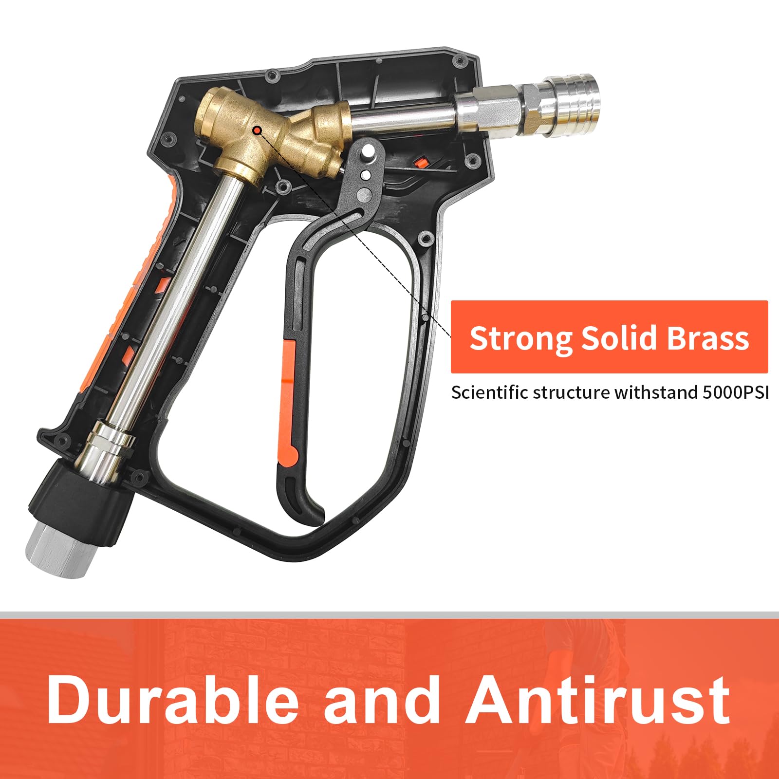 Heliwoo 360-degree swivel inlet rotating to prevent hose kinks and improve maneuverability