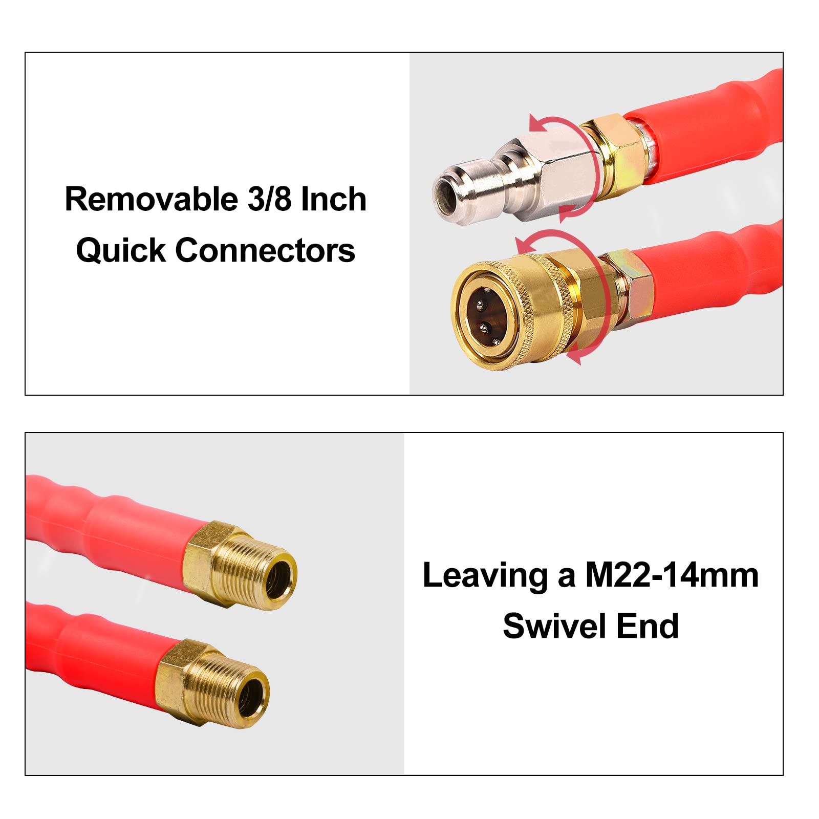 Heliwoo threaded end after removing coupler for reel compatibility benefit