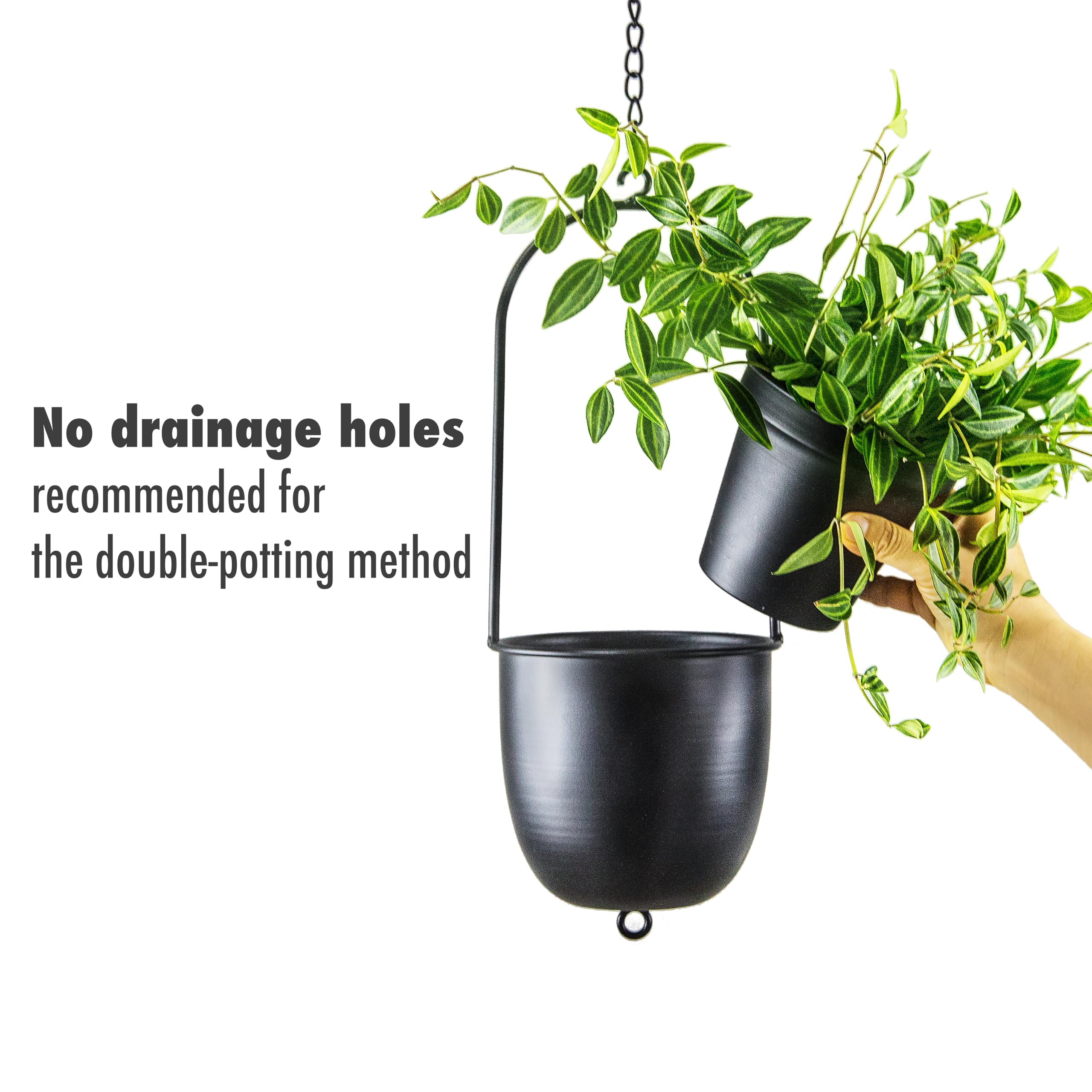 HemePaha planters in an office scene adding decor and keeping plants out of reach