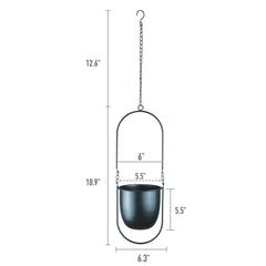HemePaha 6-inch pot shown with ruler for size and root space benefit