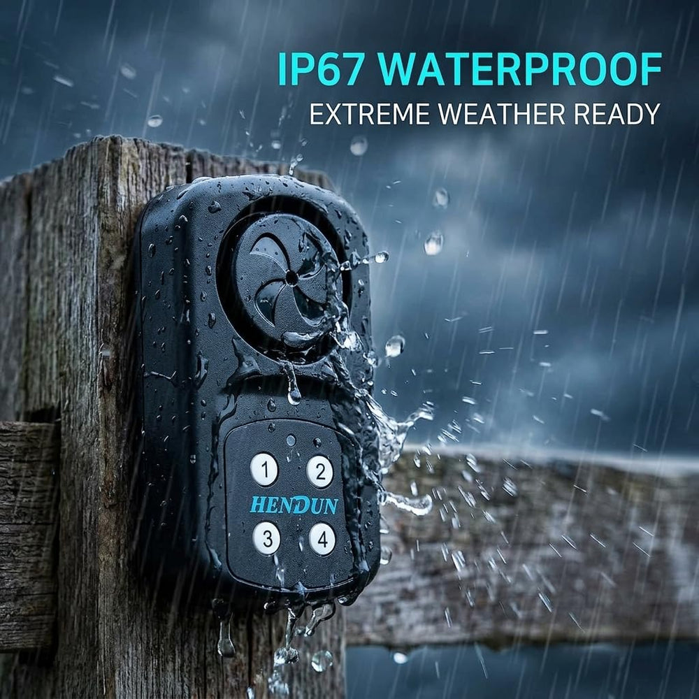 HENDUN side profile highlighting rubberized weather seal for outdoor protection