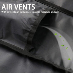 Hengme air vent detail allowing airflow to reduce condensation and rust
