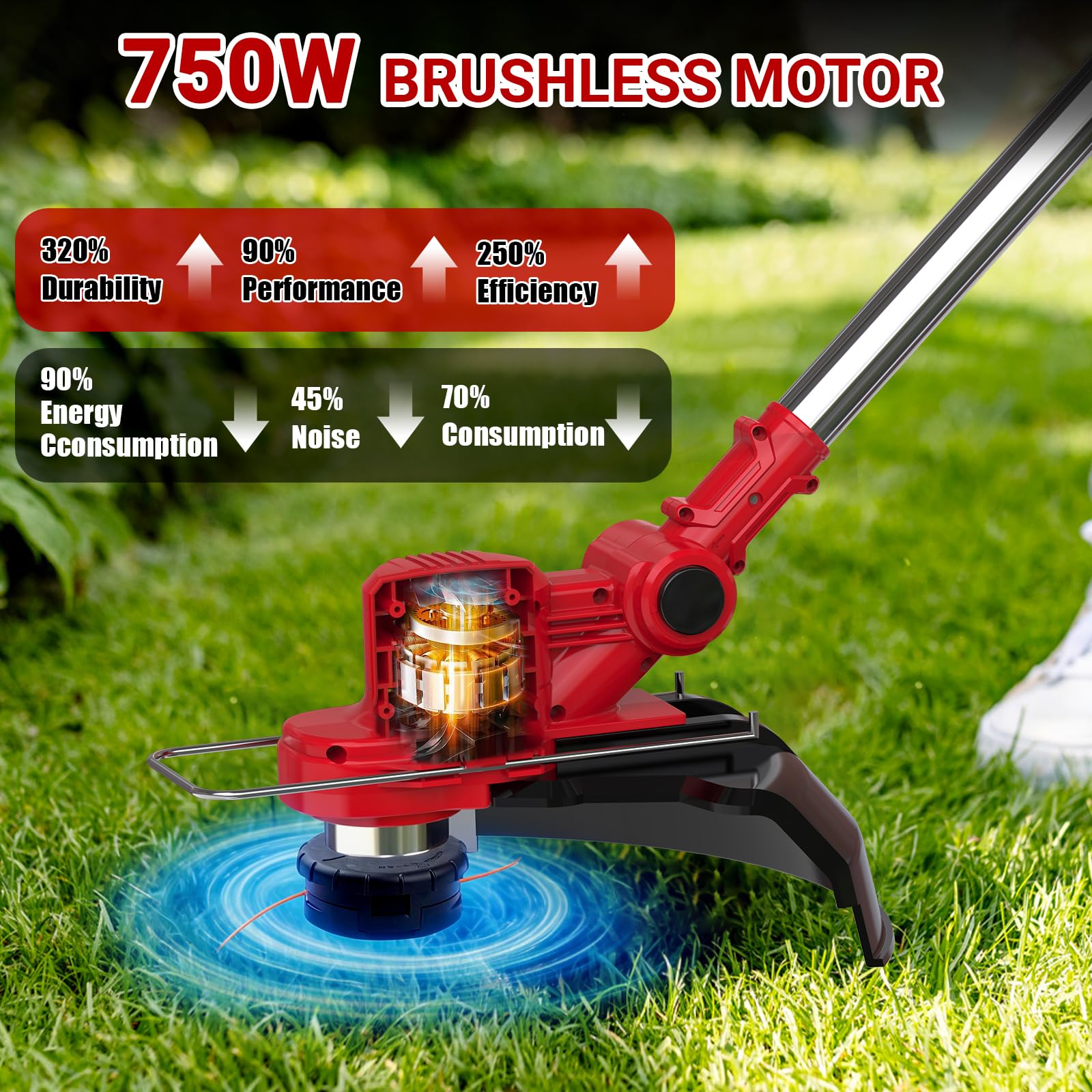 Hengriacly close-up of five interchangeable blades showing versatility for different tasks