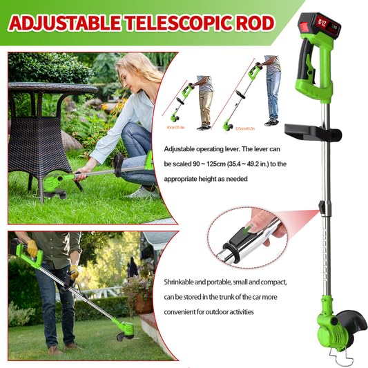 Hengriacly lifestyle gardening scene for lightweight yard maintenance
