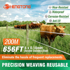 HENGTONG braided polyethylene detail showing UV resistance and durability