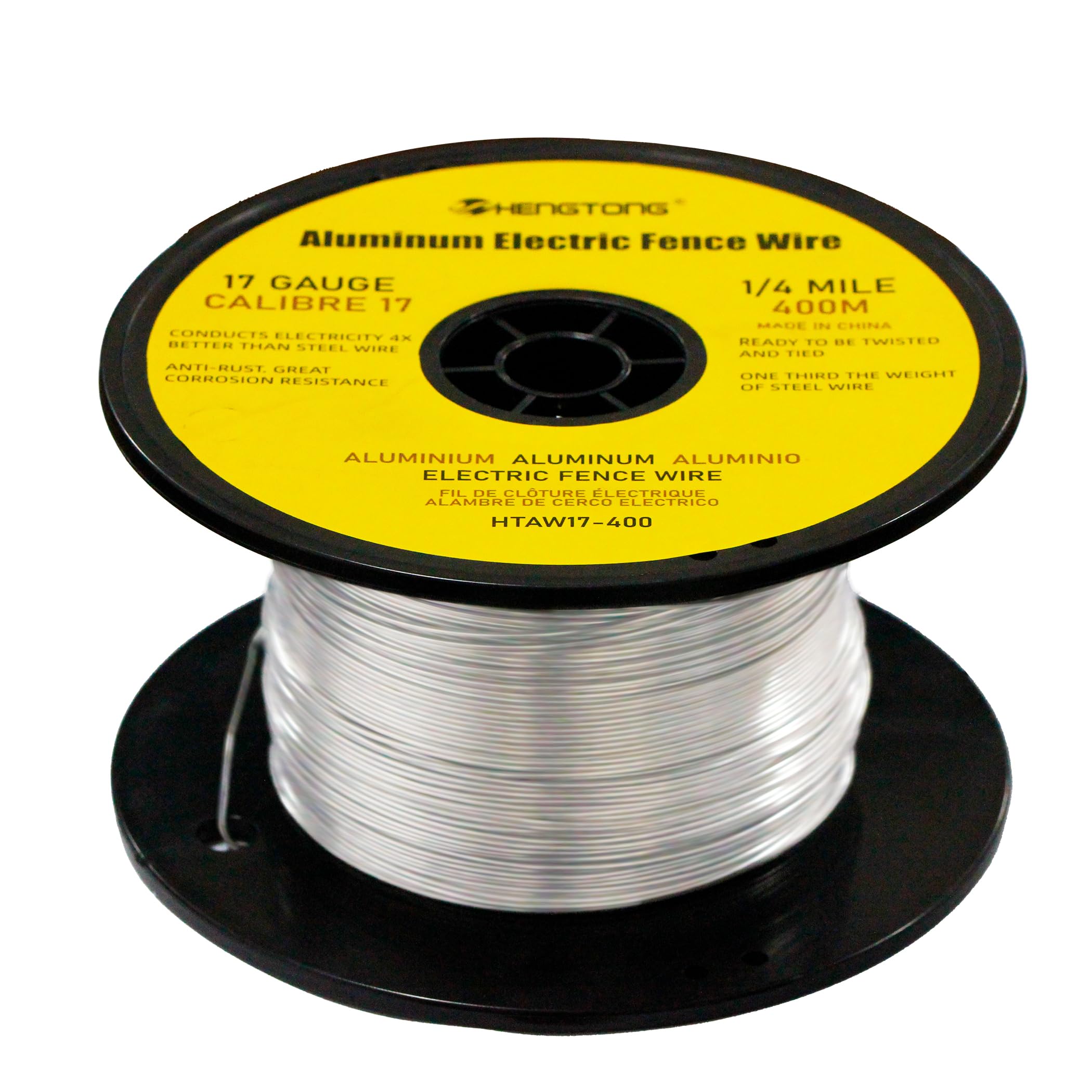 HENGTONG close-up of aluminum strand highlighting smooth surface and conductivity benefit