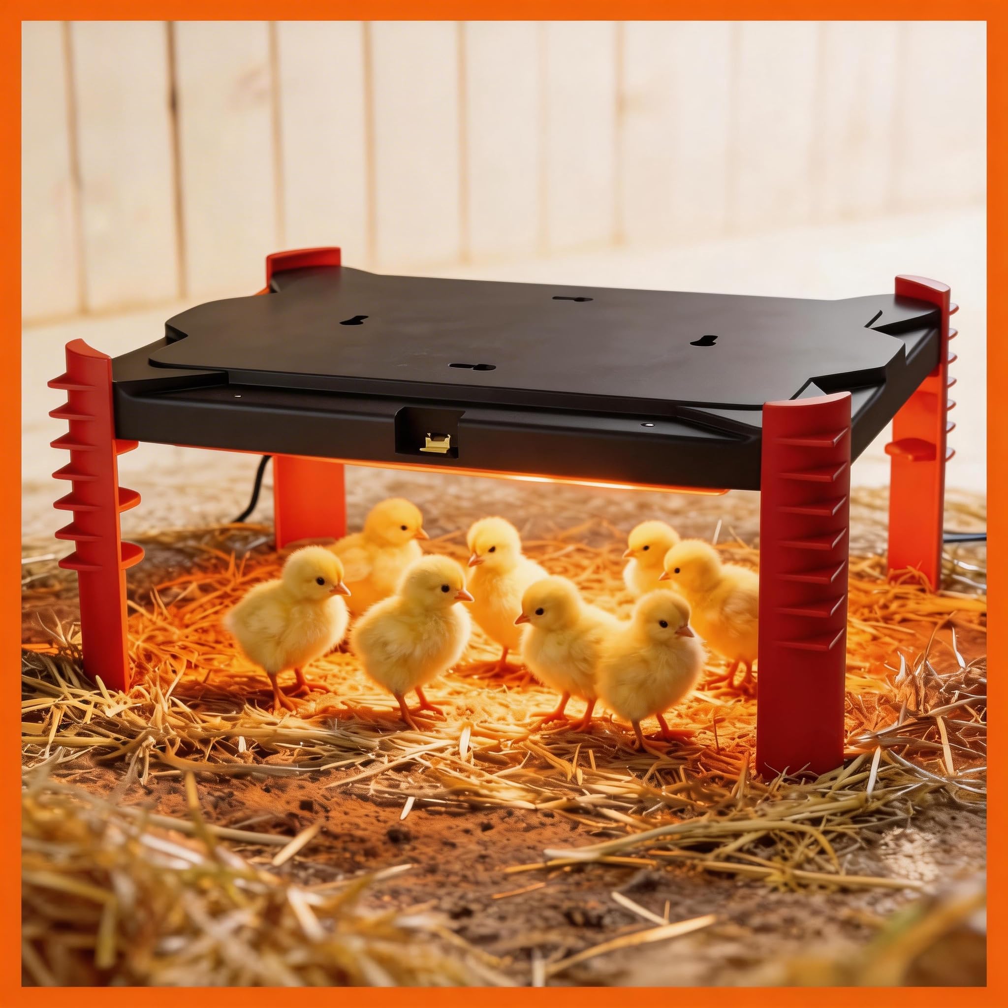 heninhill coop nighttime lifestyle view illustrating reliable warmth through cold nights
