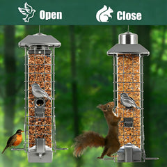 Henzavk transparent reservoir view displaying seed level monitoring for easy refills