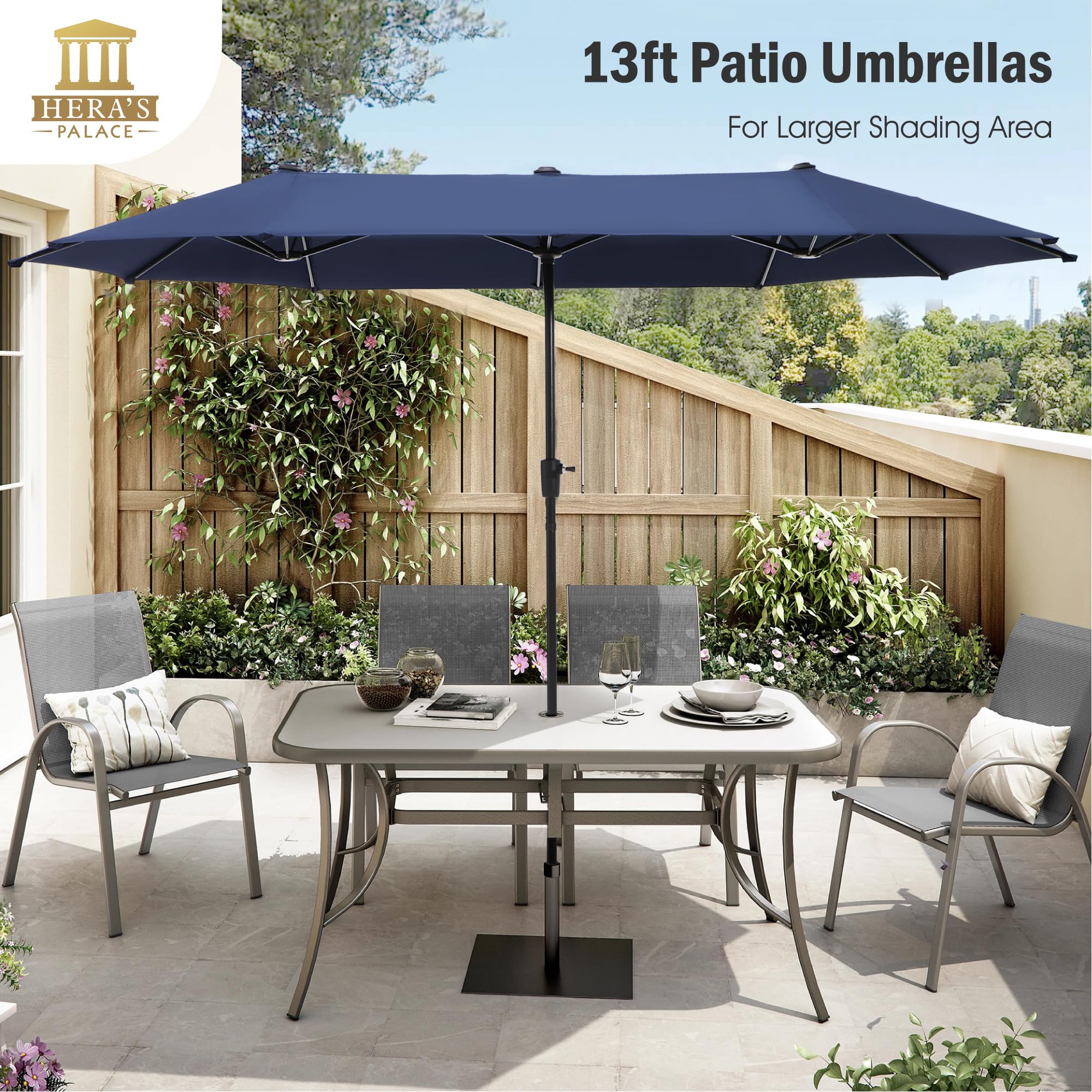 HERA'S PALACE fabric texture close-up showing waterproof, fade-resistant finish