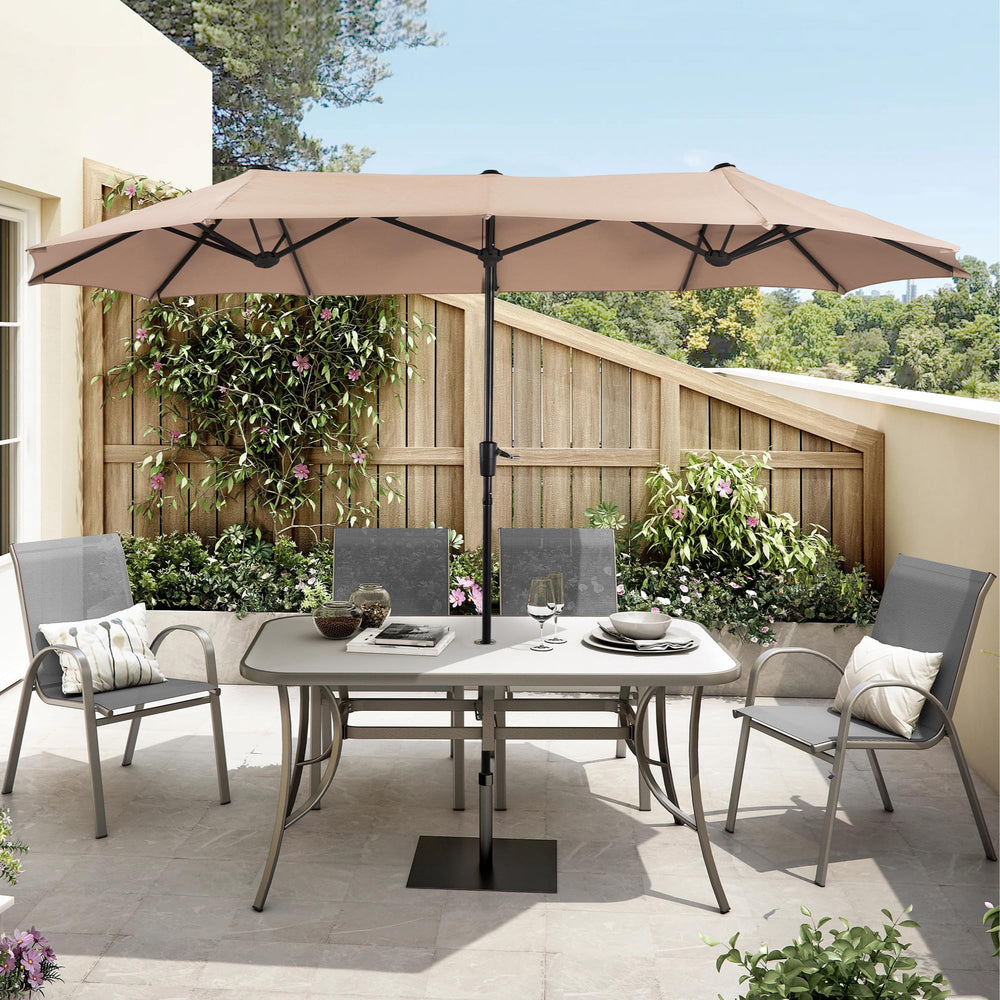 HERA'S PALACE display of color and pattern options matching outdoor decor