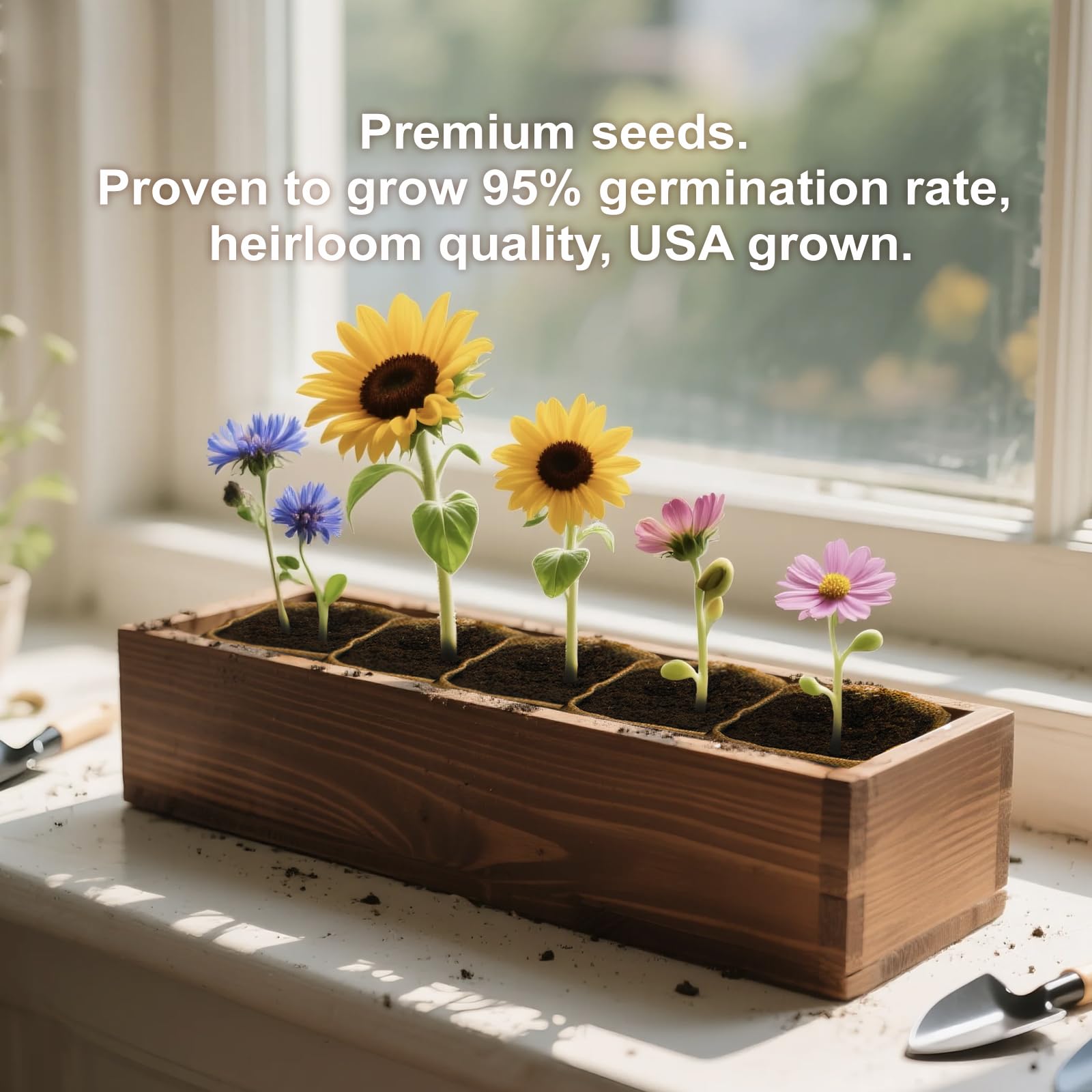 Herbsy plant markers labeled to organize varieties and simplify care