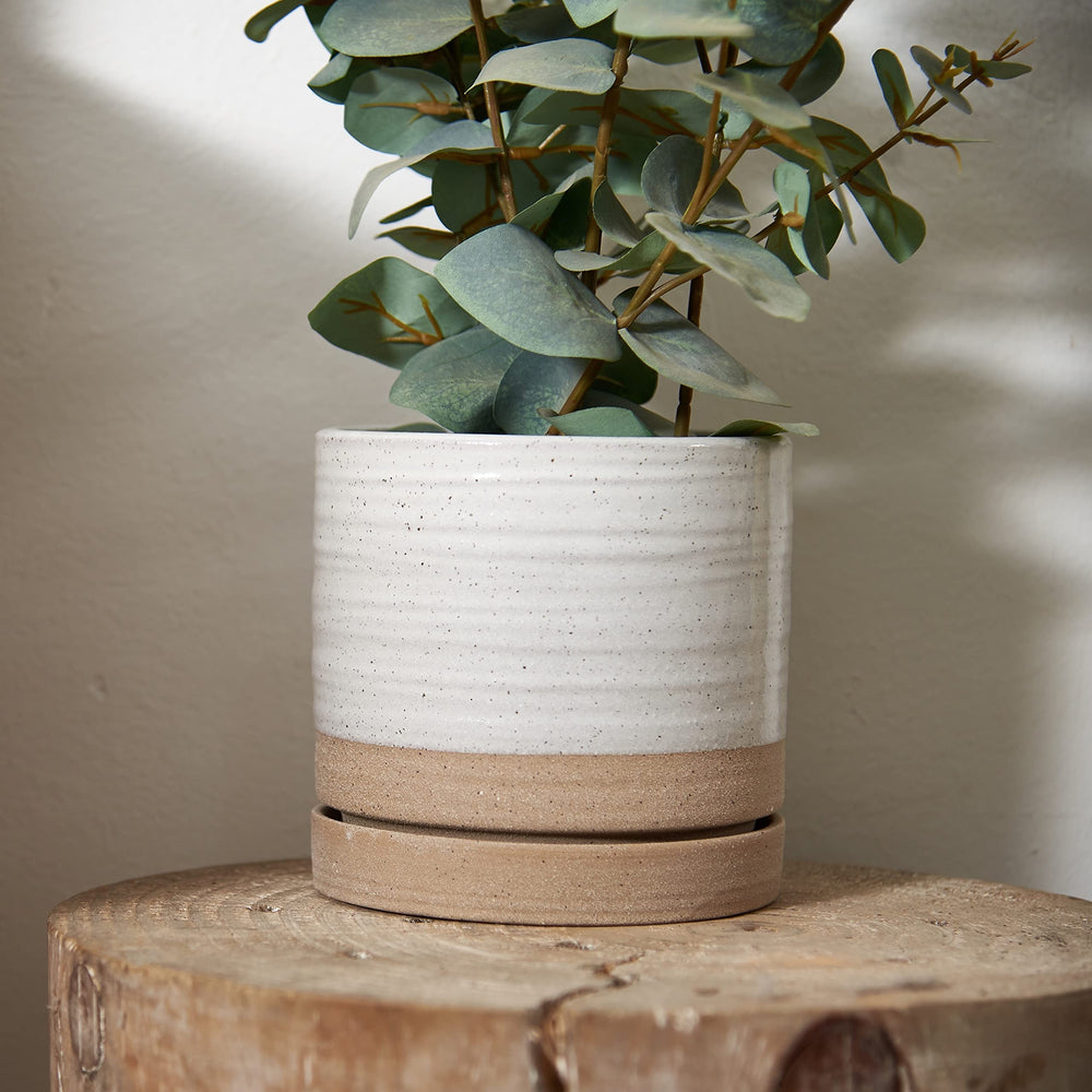 HERDUK styled grouping with other pots for coordinated decor appeal