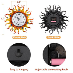 HERJIATK closeup of thermometer and hygrometer dials for quick environmental insight