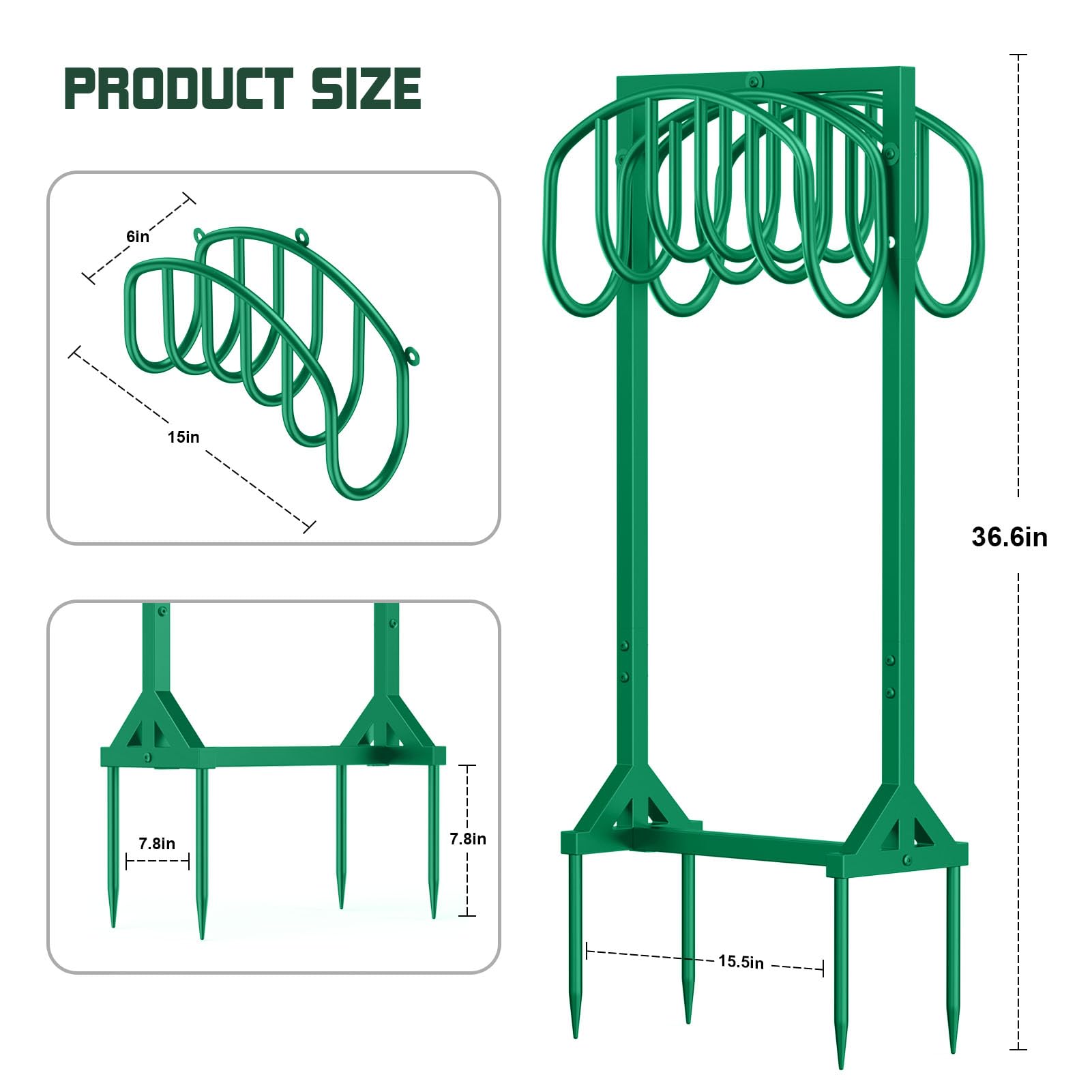 HeroicLion disassembled flat for compact off-season storage advantage