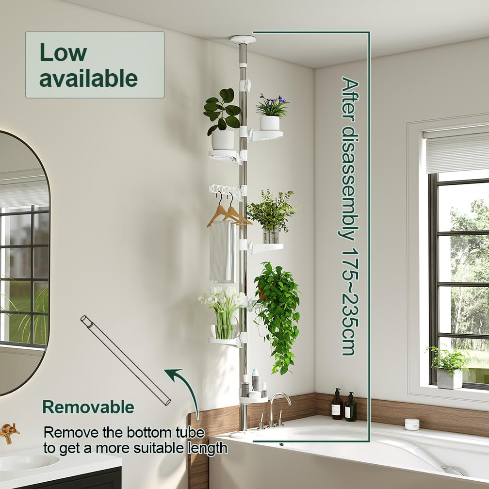 Hershii rotating tray mid-turn showing 360-degree adjustability benefit for light access