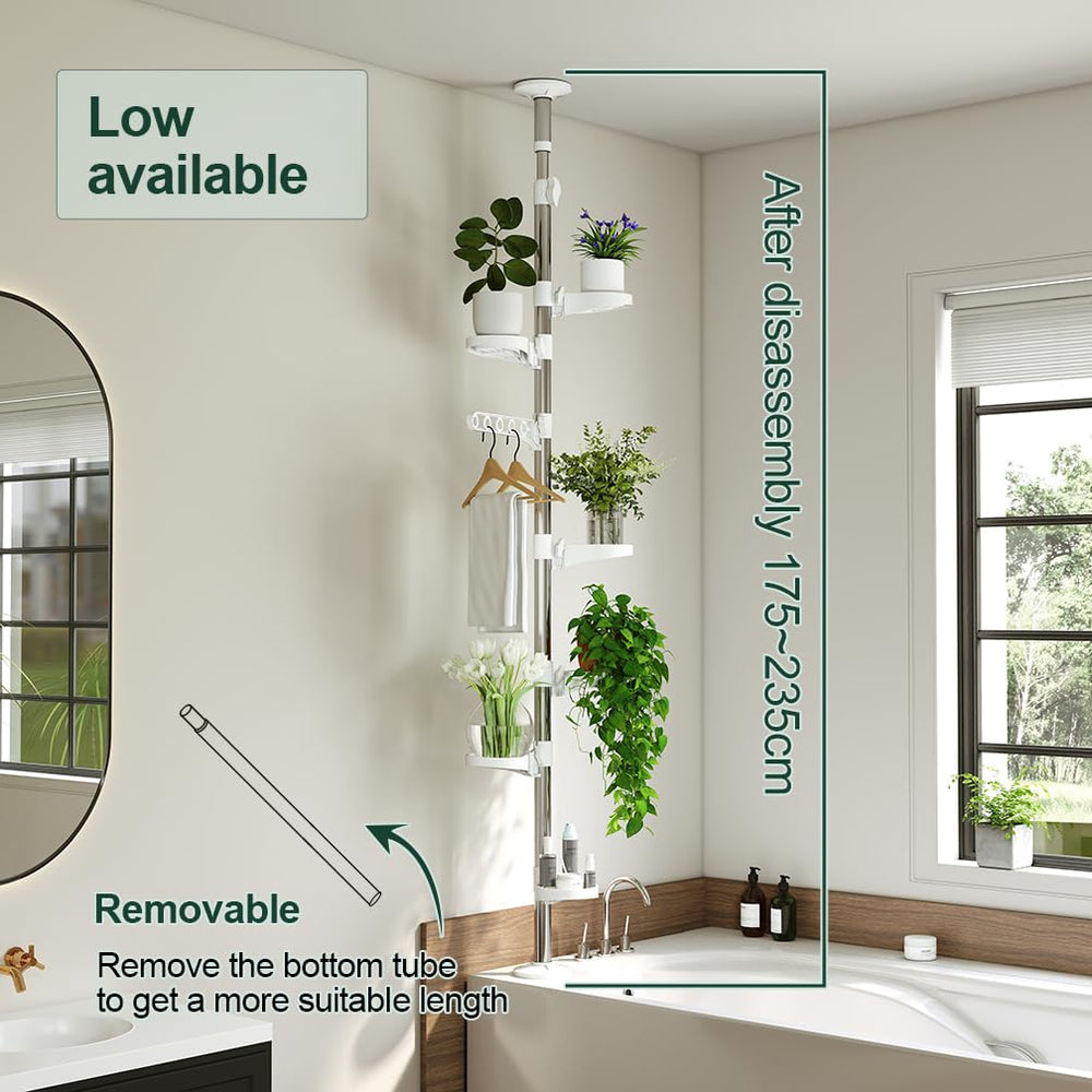 Hershii rotating tray mid-turn showing 360-degree adjustability benefit for light access