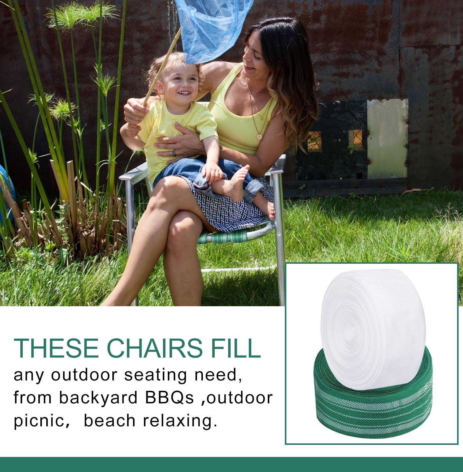 HESTYA outdoor patio scene with renewed chairs showing refreshed seating appeal