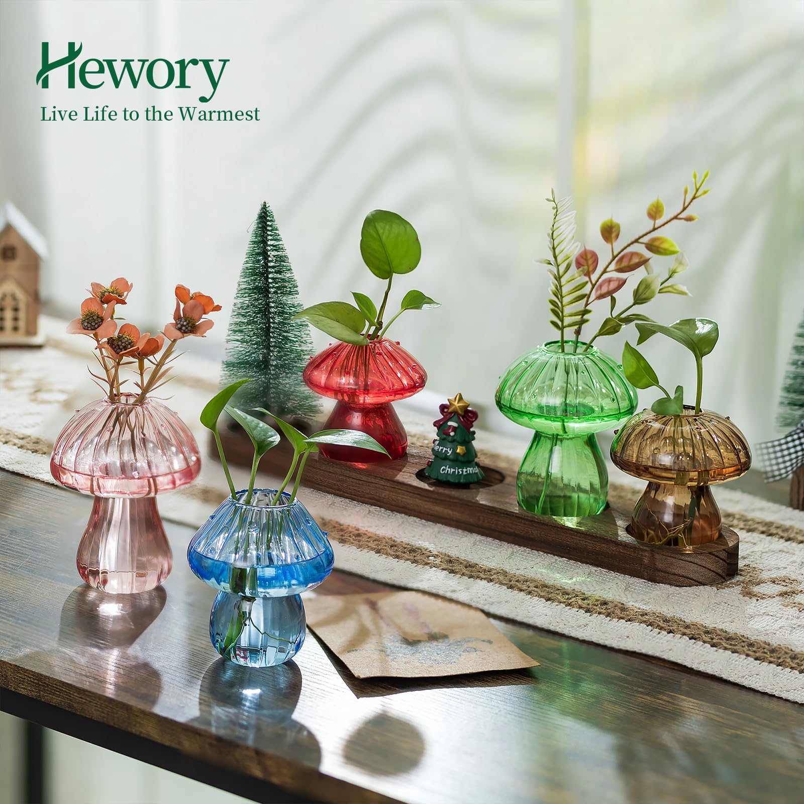 Hewory comparison of vase mouth sizes useful for varying cutting diameters