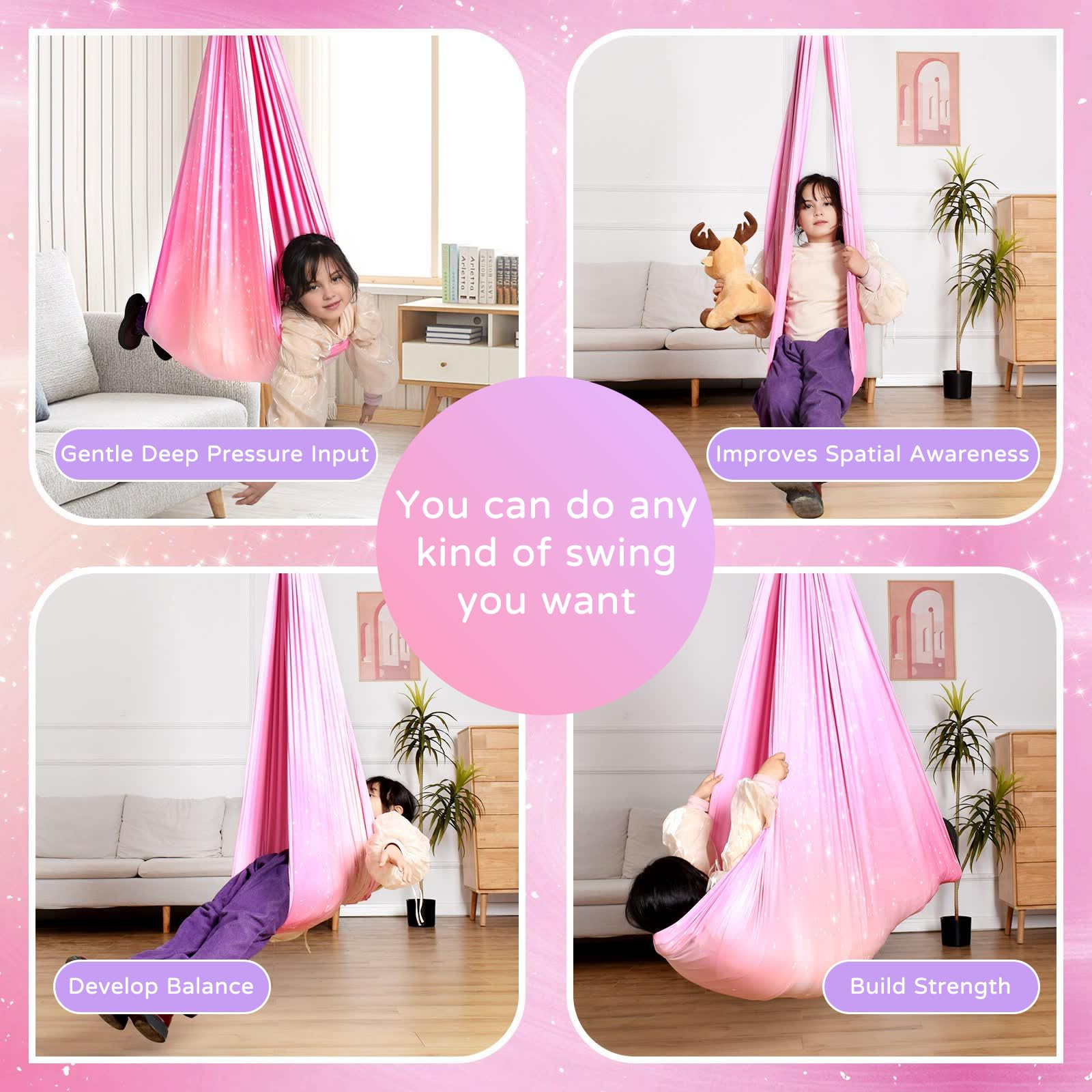 Heyfriday included hanging hardware kit showing easy-install benefit