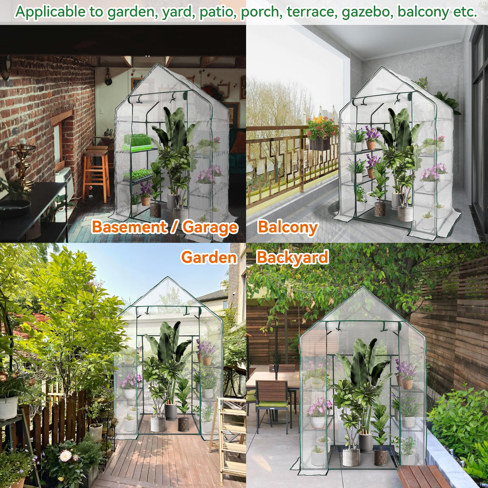 heyfurni lifestyle patio setup illustrating space-saving outdoor gardening solution