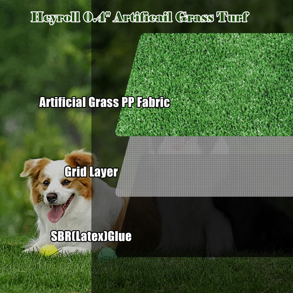 Heyroll turf being trimmed to fit a corner demonstrating easy customization and fit