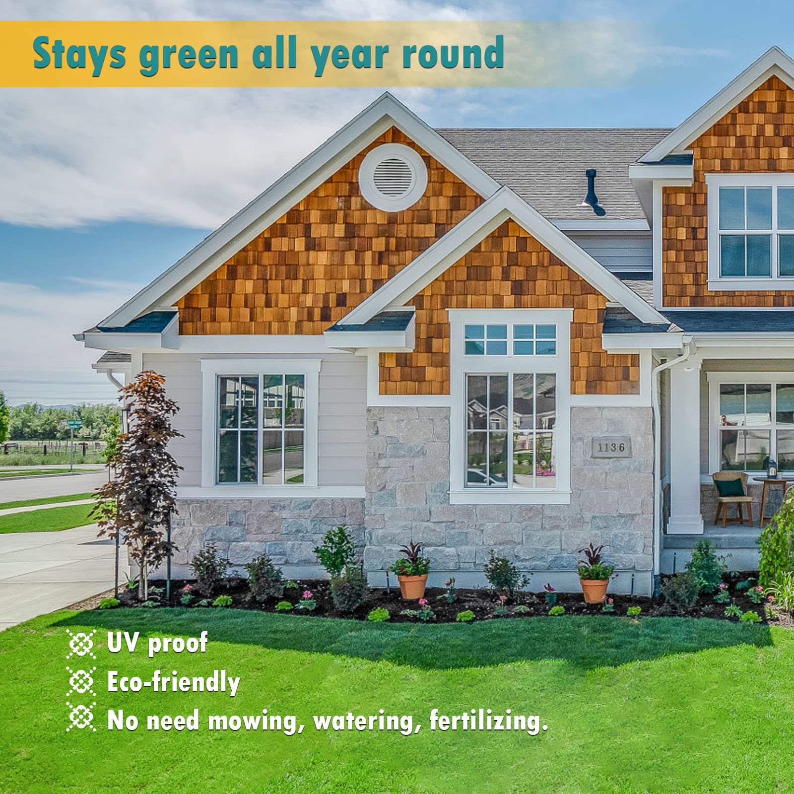 Heyroll stitched edge and trimmed cut demonstrating neat finish and simple installation