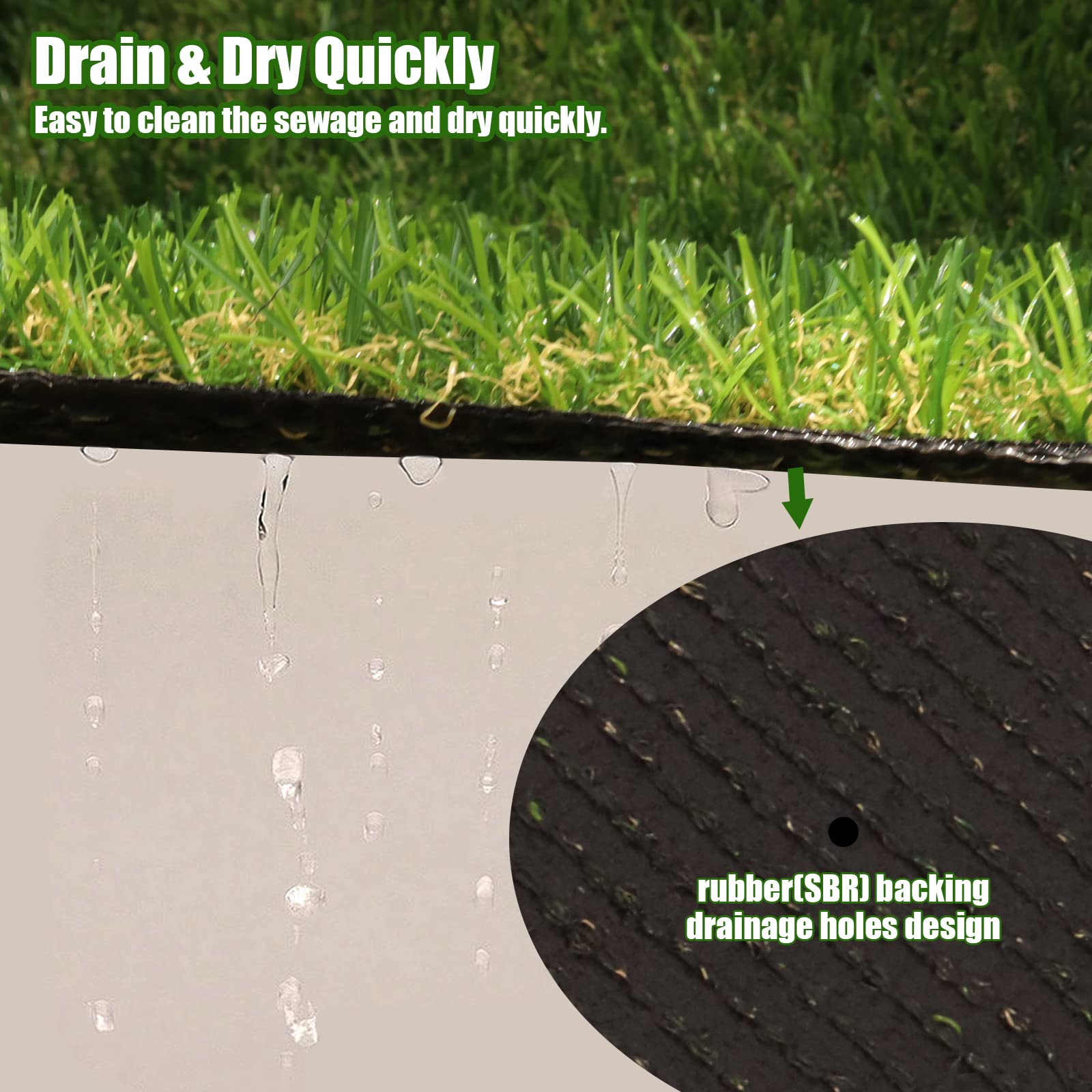 Heyroll turf with dog playing showing pet-safe comfortable surface