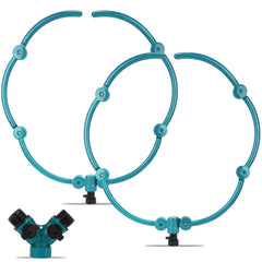 HEYTIMI front packaging showing two green watering rings and included parts benefits easy setup