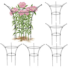 HEYTIMI front view of peony cage showing sturdy frame and reliable support