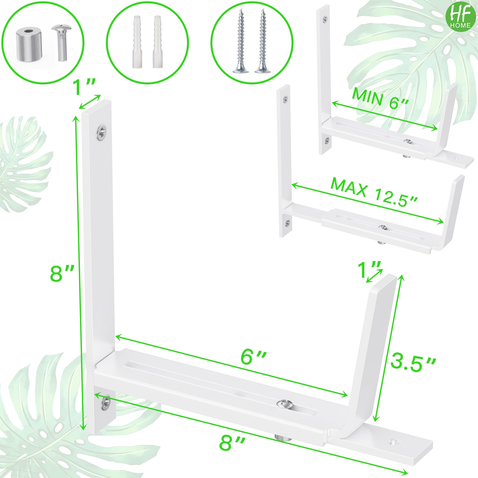 HFHOME closeup of the adjustable base showing secure fit advantage