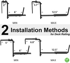 HFHOME close-up of adjustment mechanism highlighting easy width control and stability