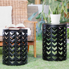 HFHOME detail of metal leg and joint highlighting sturdy rust-resistant construction