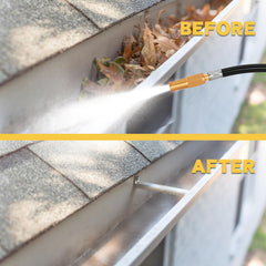 HFPOPTY hose connection adapter detail illustrating leak-free hookup benefit