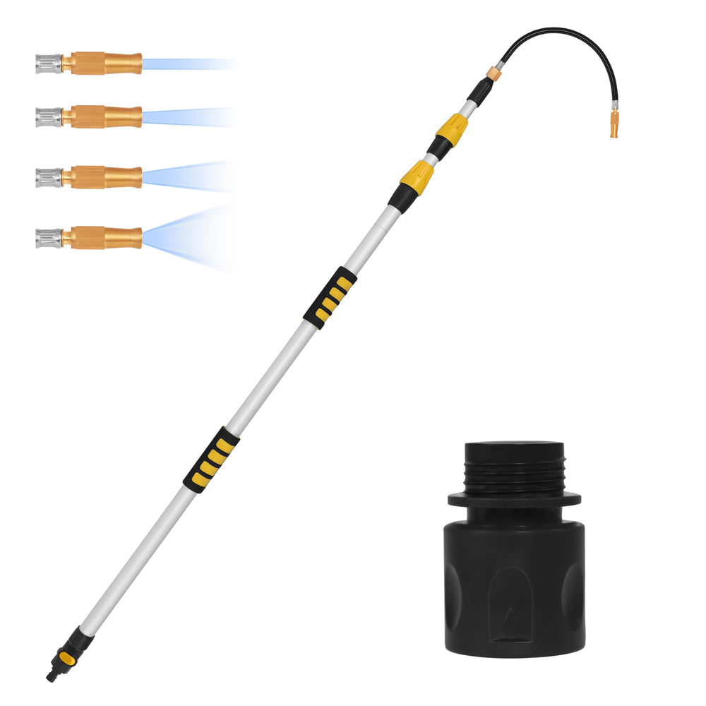 HFPOPTY wand full-length front view showing lightweight aluminum benefit