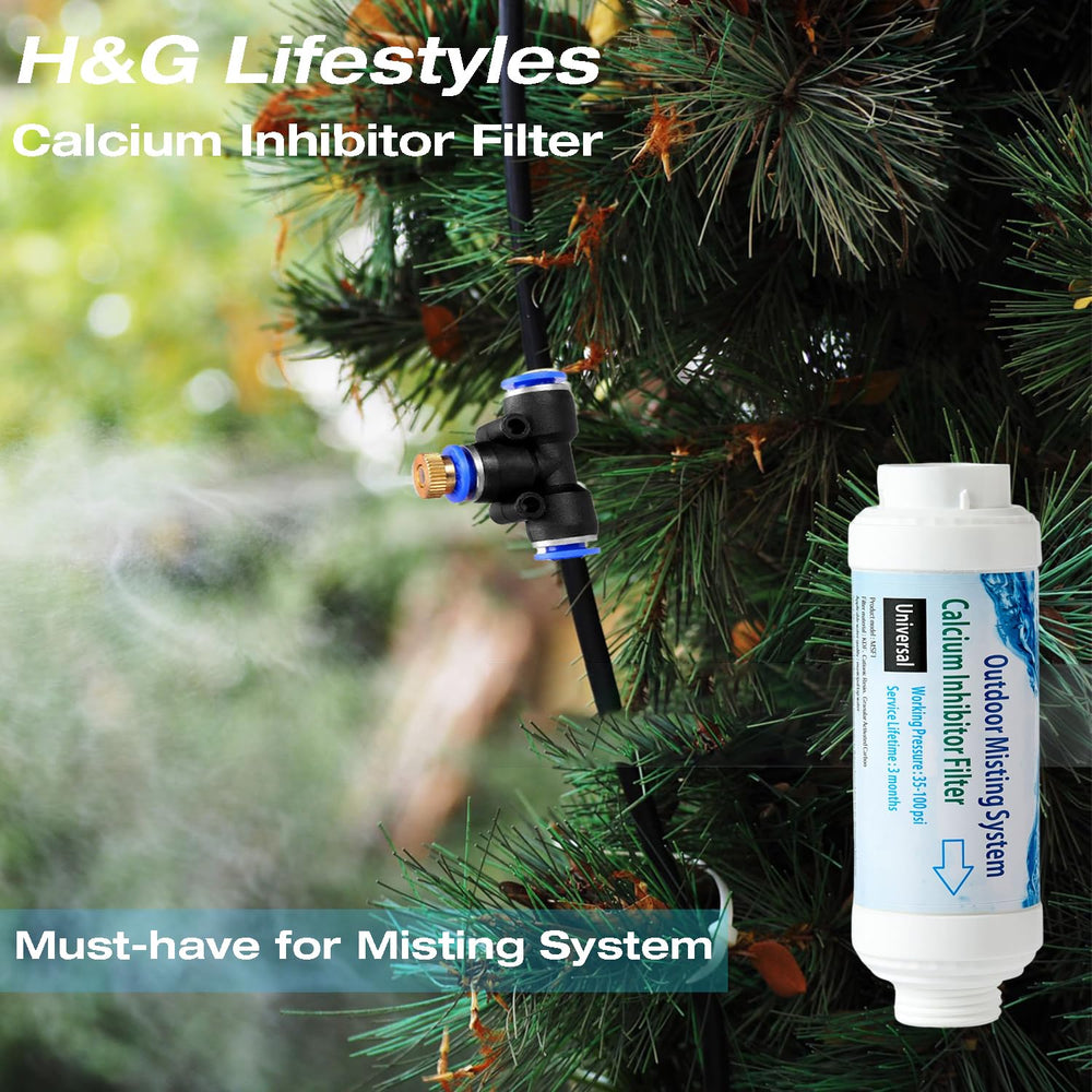 H&G lifestyles water output comparison illustrating clearer spray from filtered water