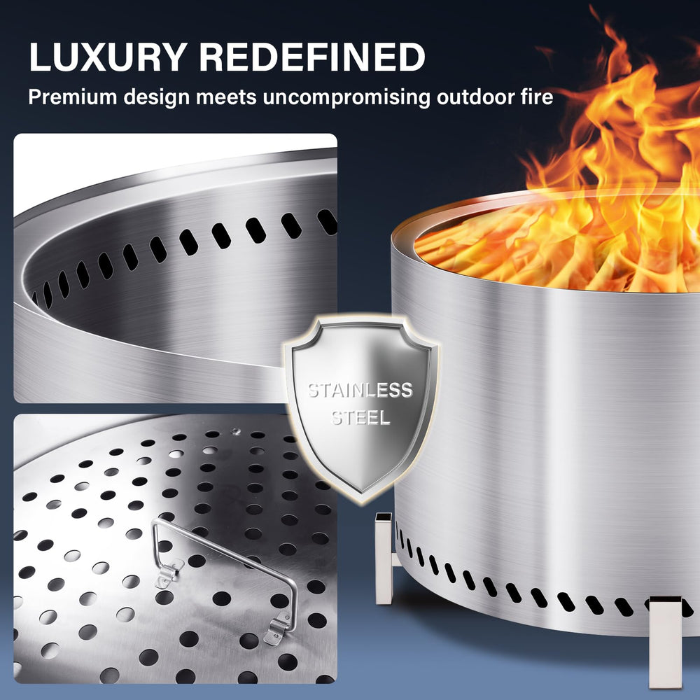 HGD patio evening lifestyle with firepit creating ambiance and comfortable gatherings benefit